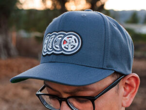 Audizine "Wheel Icons" Hat, STC19 in Graphite Gray